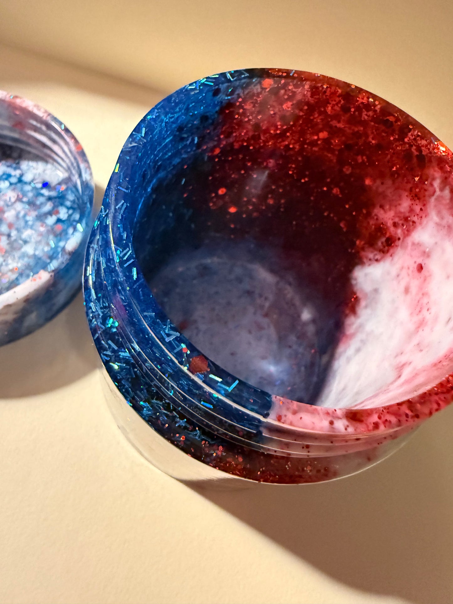 Patriotic resin Jar