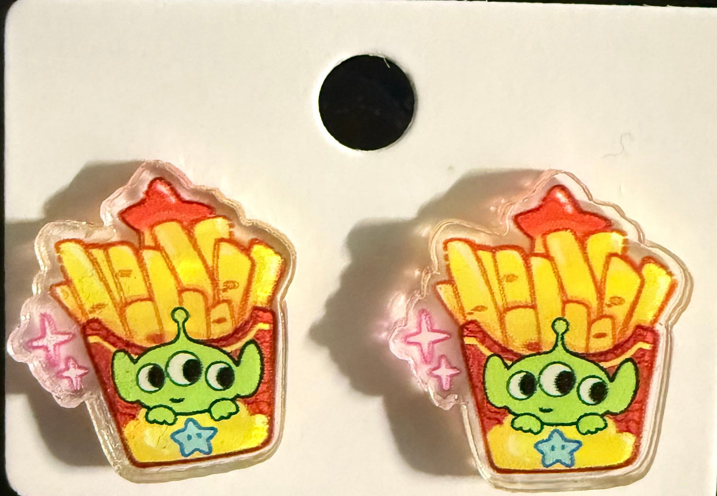 Alien Fry Lovers stud Earrings