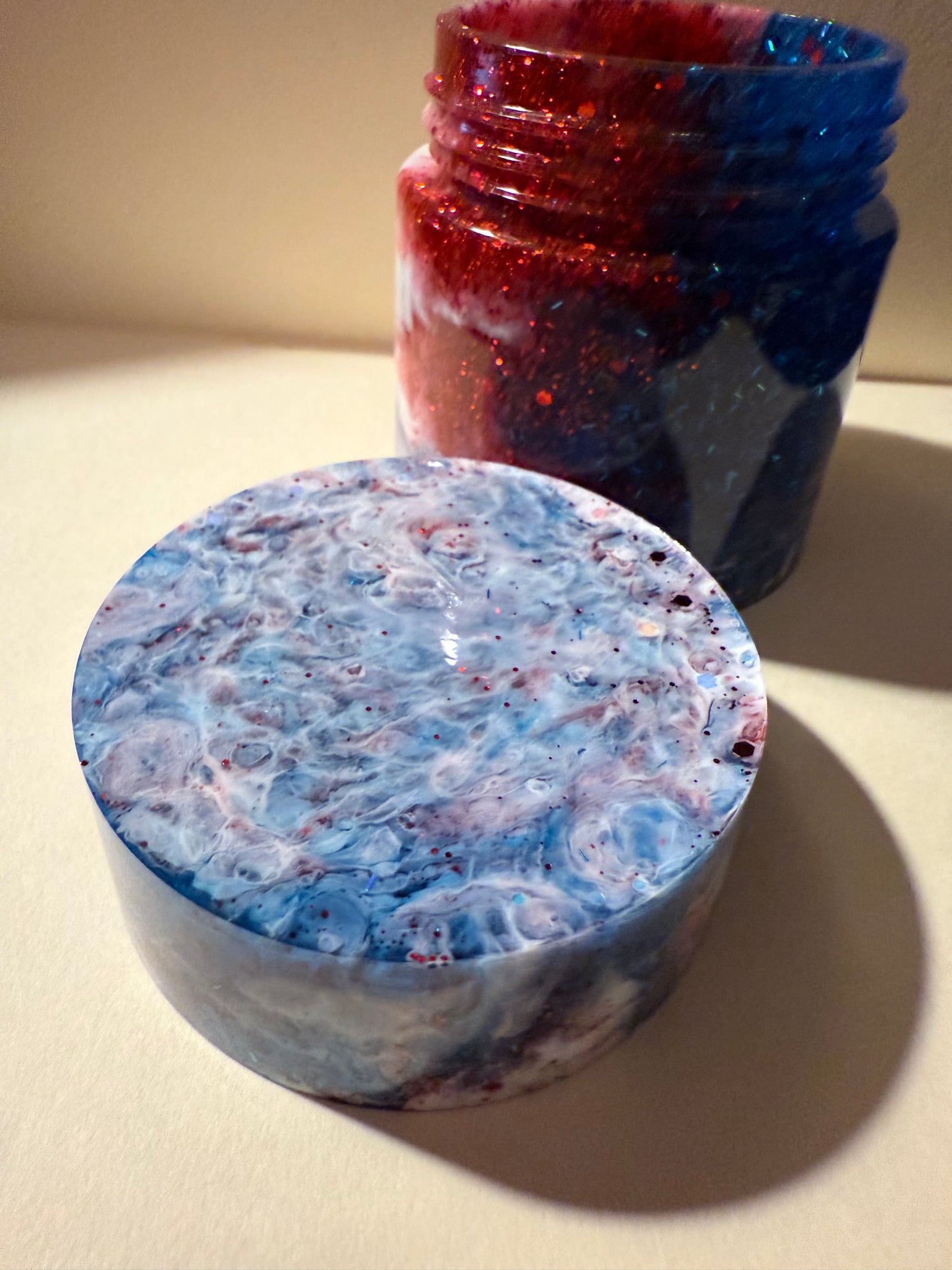 Patriotic resin Jar