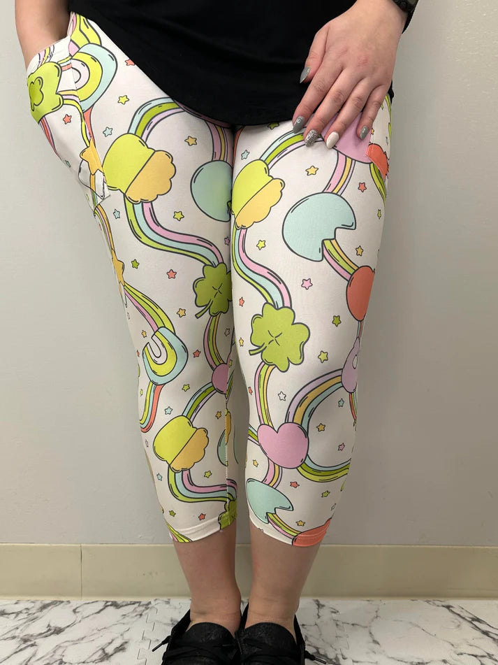 Lucky Charms Capris w/pockets
