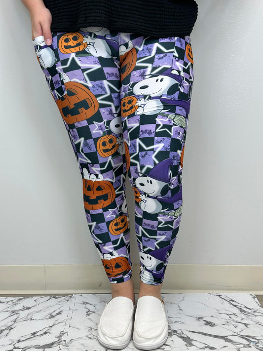 Halloween Character Leggins w/pockets